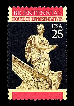 House of Representatives United States Postage Stamp | Constitution Bicentennial