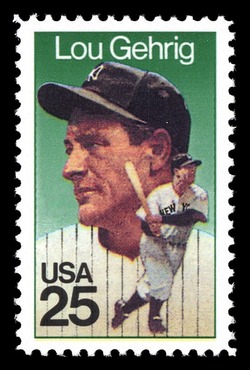 Lou Gehrig United States Postage Stamp