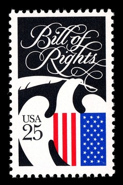 Bill of Rights United States Postage Stamp
