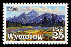 Wyoming Statehood United States Postage Stamp