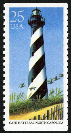 Cape Hatteras - North Carolina United States Postage Stamp | Lighthouses