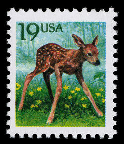 Fawn United States Postage Stamp