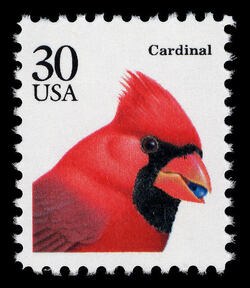 Cardinal United States Postage Stamp