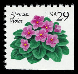 African Violet United States Postage Stamp