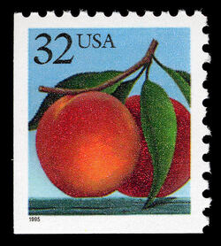 Peaches United States Postage Stamp