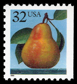 Pear United States Postage Stamp