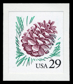 Pinecone United States Postage Stamp
