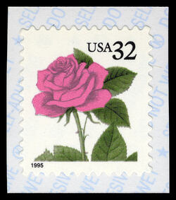 Pink Rose United States Postage Stamp