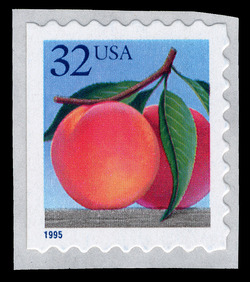 Peaches - Self-adhesive United States Postage Stamp