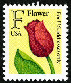 Flower - F Rate - Tulip United States Postage Stamp