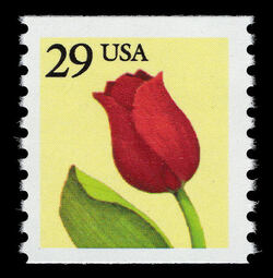 Flower - Tulip - Horizontal Imperforate United States Postage Stamp