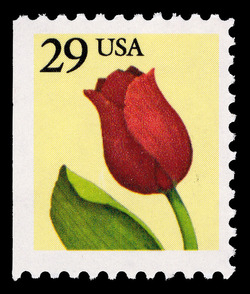 Flower - Tulip - Booklet Single United States Postage Stamp