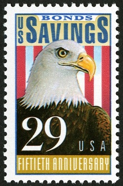 US Savings Bonds United States Postage Stamp