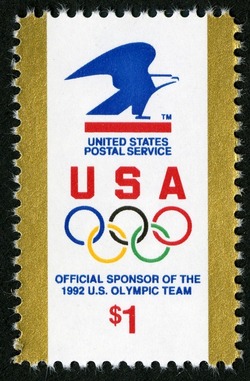 USPS - Olympic Sponsor United States Postage Stamp