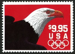 Eagle - Express Mail United States Postage Stamp