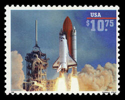 Endeavour Space Shuttle Lift Off- Express Mail United States Postage Stamp