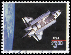 Challenger Space Shuttle - Priority Mail - 1996 Date United States Postage Stamp