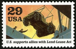 Lend-Lease Act - Support Allies United States Postage Stamp | World War II