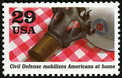 Civil Defense United States Postage Stamp | World War II