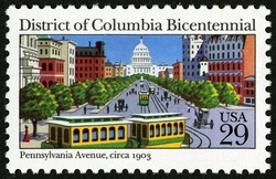 District of Columbia Bicentennial United States Postage Stamp
