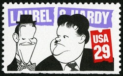 Laurel and Hardy United States Postage Stamp | Comedians