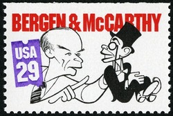 Bergen and McCarthy United States Postage Stamp | Comedians