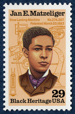Jan E. Matzeliger United States Postage Stamp | Black Heritage