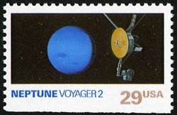 Neptune - Voyager 2 United States Postage Stamp | Space Exploration