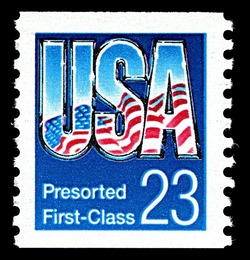 USA - Presorted First-Class - ABN United States Postage Stamp