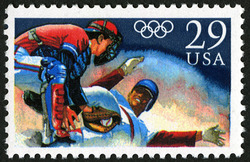 Olympic Baseball United States Postage Stamp
