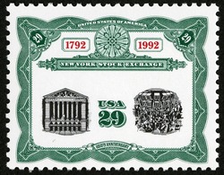 New York Stock Exchange United States Postage Stamp
