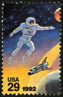 Cosmonaut United States Postage Stamp | Space Accomplishments