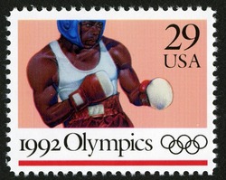 Boxing United States Postage Stamp | 1992 Olympics