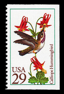 Calliope Hummingbird United States Postage Stamp | Hummingbirds