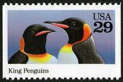 King Penguins United States Postage Stamp | Animals