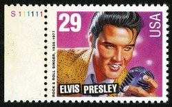 Elvis Presley - Rock and Roll Singer - Perf 10 United States Postage Stamp | Legends of American Music