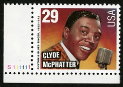 Clyde McPhatter - Rhythm and Blues Singer United States Postage Stamp | Legends of American Music