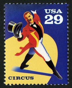Ringmaster United States Postage Stamp | Circus