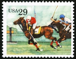 Polo United States Postage Stamp | Sport Horses
