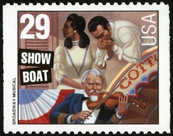 Show Boat - Broadway Musical United States Postage Stamp | Broadway Musicals