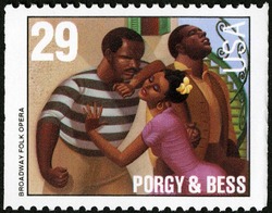 Porgy and Bess - Broadway Folk Opera United States Postage Stamp | Broadway Musicals