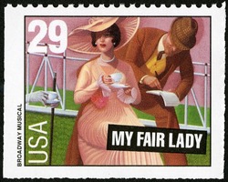 My Fair Lady - Broadway Musical United States Postage Stamp | Broadway Musicals