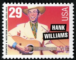 Hank Williams - Country and Western Singer United States Postage Stamp | Country and Western Music