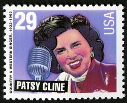 Patsy Cline - Country and Western Singer United States Postage Stamp | Country and Western Music