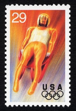 Luge United States Postage Stamp | Winter Olympics - 1994