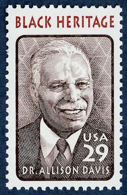 Dr. Allison Davis United States Postage Stamp | Black Heritage