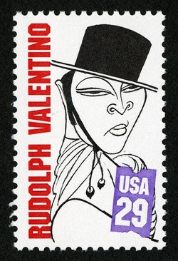 Rudolph Valentino United States Postage Stamp | Silent Screen Stars