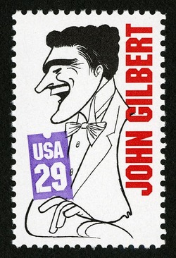 John Gilbert United States Postage Stamp | Silent Screen Stars