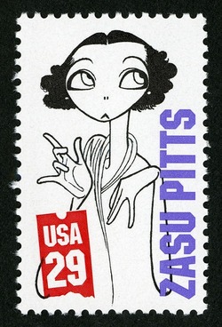 Zasu Pitts United States Postage Stamp | Silent Screen Stars