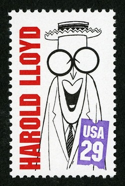 Harold Lloyd United States Postage Stamp | Silent Screen Stars